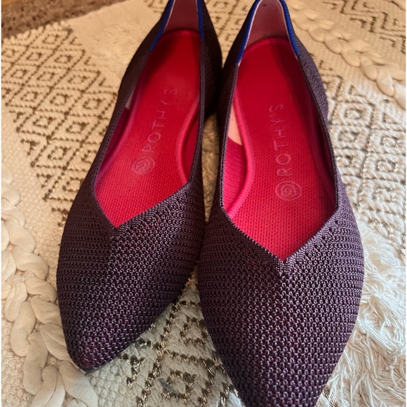 Rothy’s size 8.5 women’s pointed toe berry - Picture 1 of 9